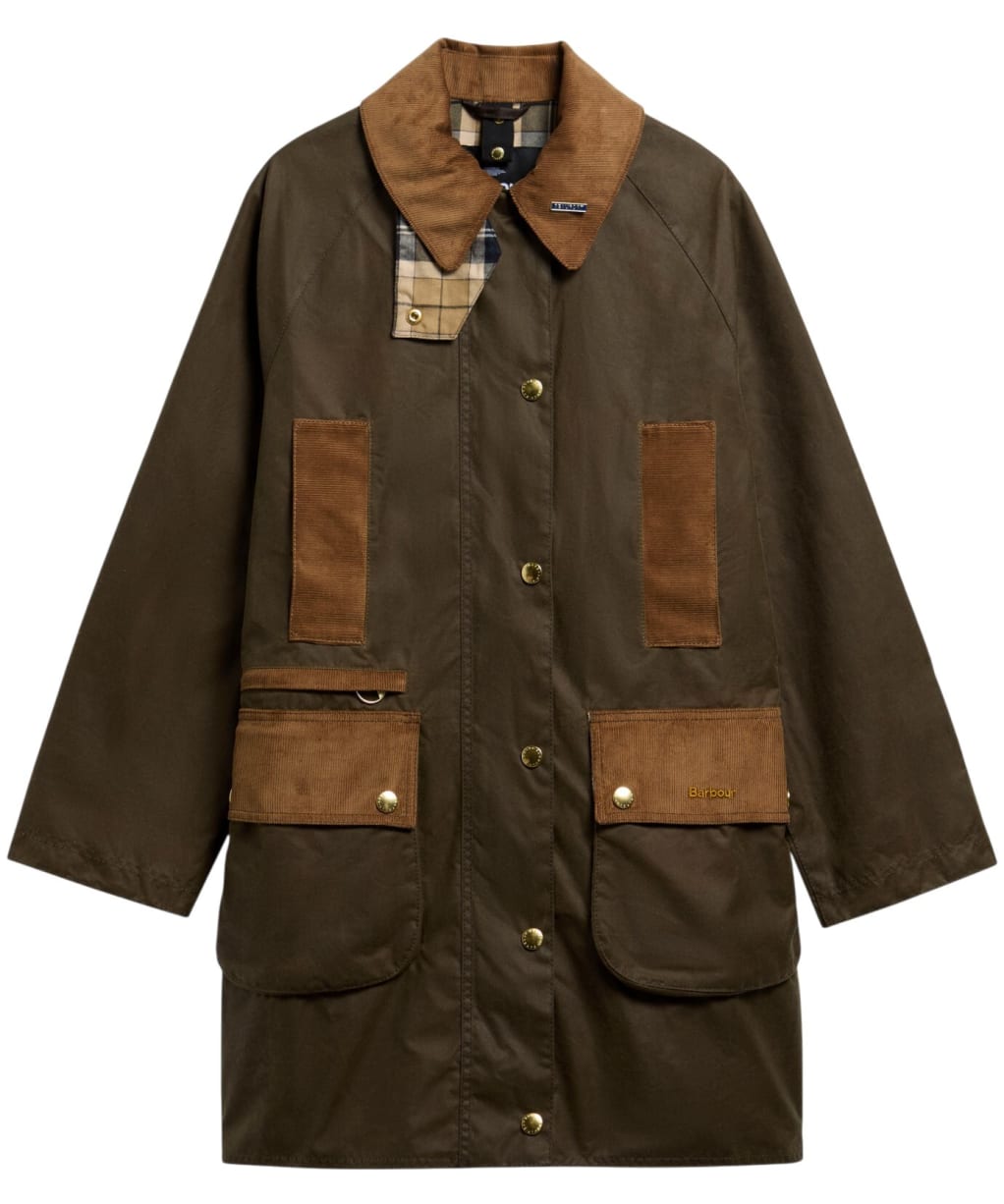Women's Barbour Icons Modern Beaufort Waxed Jacket - Beech / Birchwood