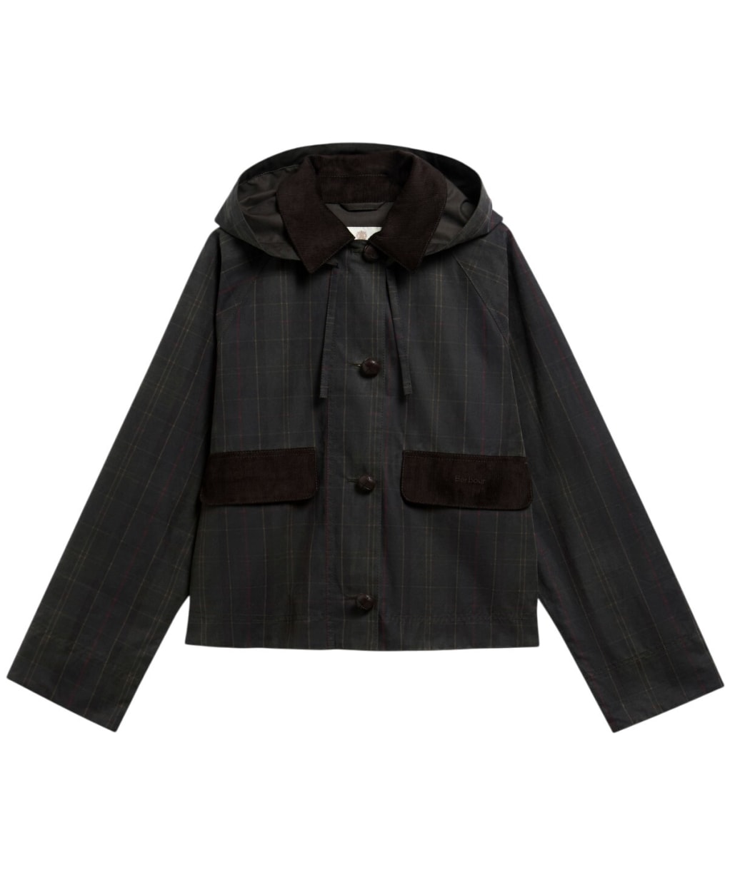 Women's Barbour Adina Checked Waxed Jacket - Classic Tartan