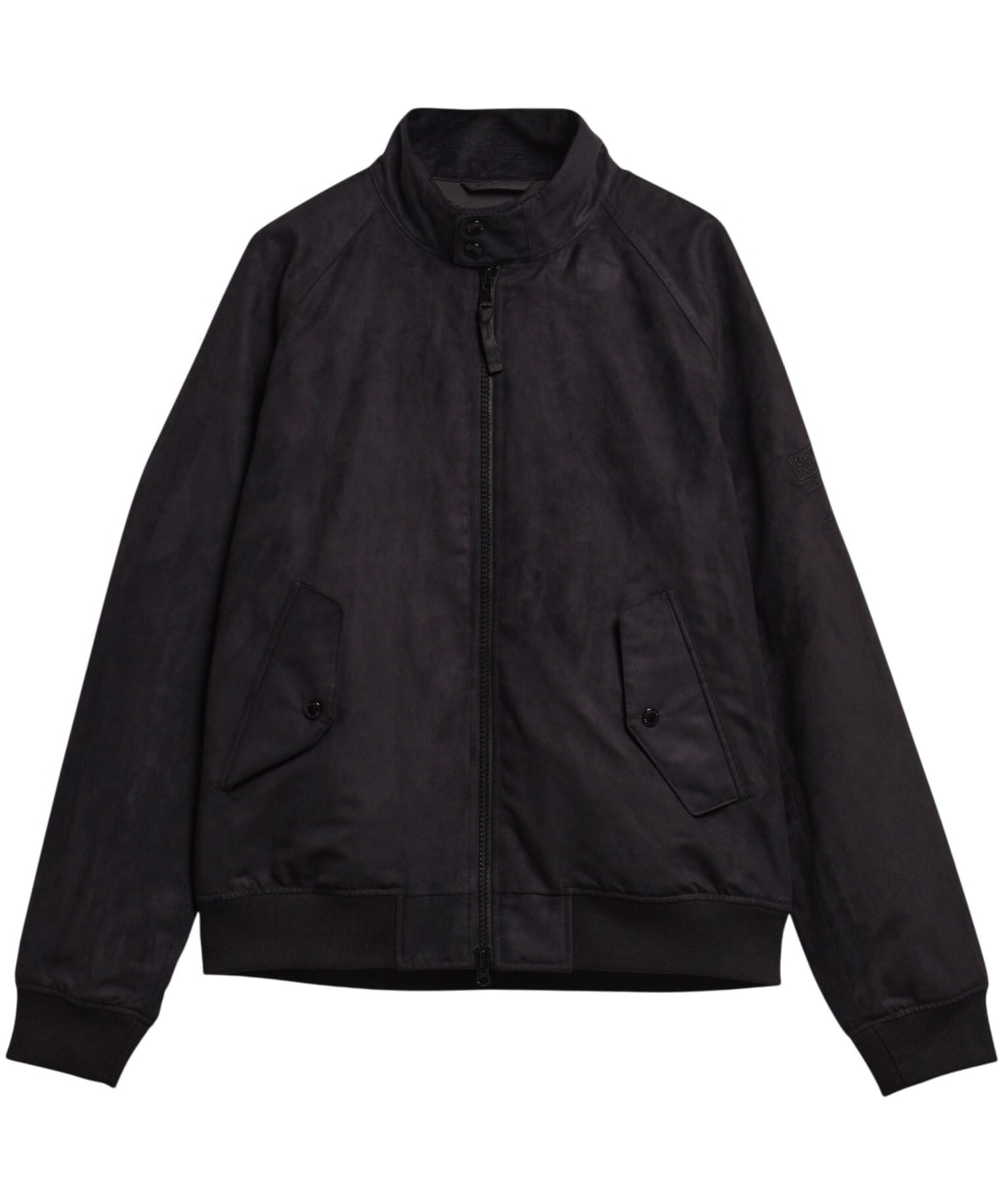 Men's Barbour International Steve McQueen Drome Casual Jacket - Black