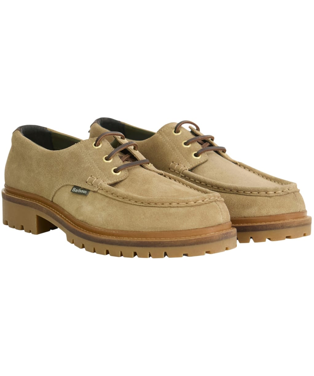 Men's Barbour Paxton Apron Derby Shoe - Taupe Suede