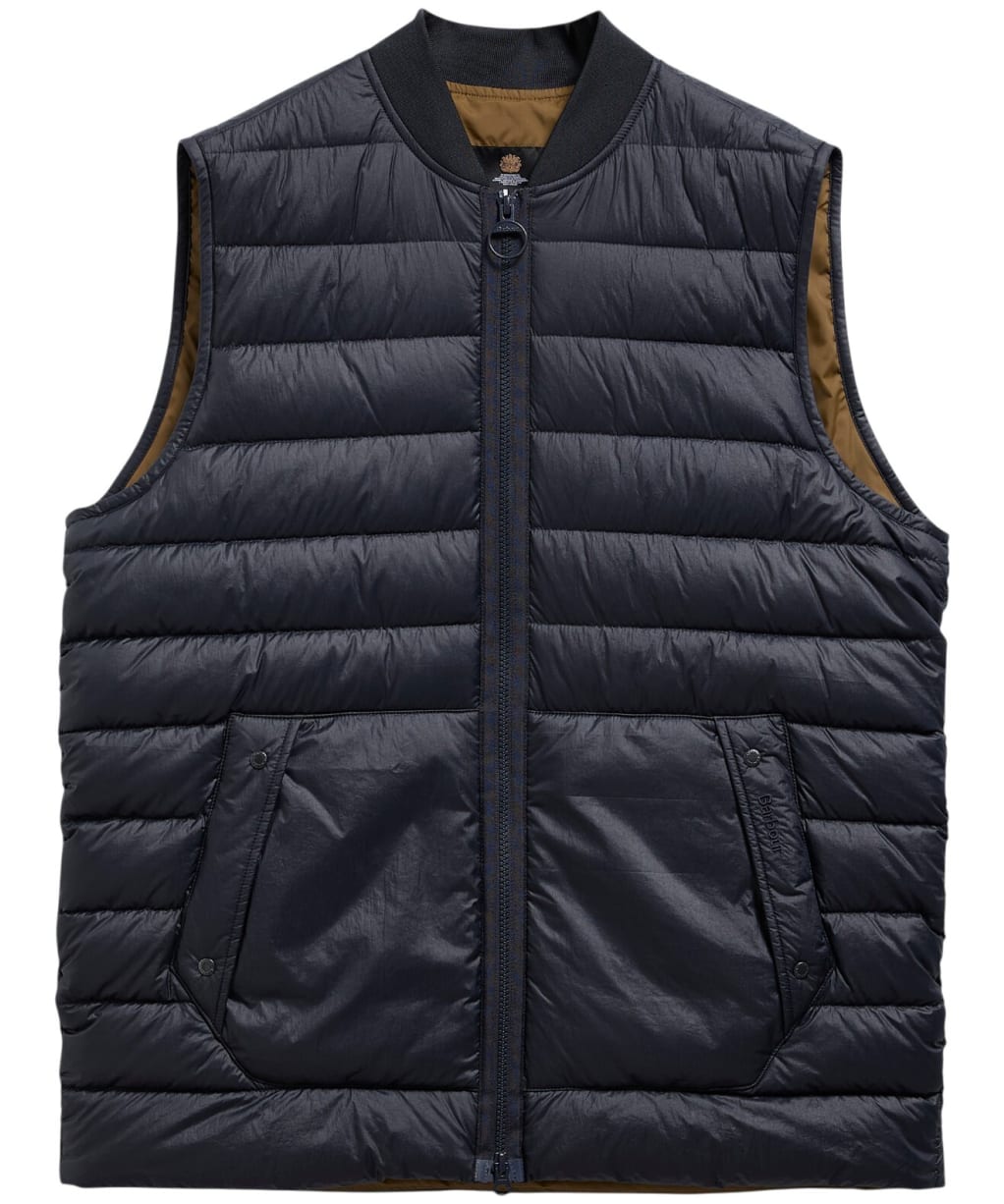 Men's Barbour Re-Engineered Hadden Quilted Gilet - Dark Navy