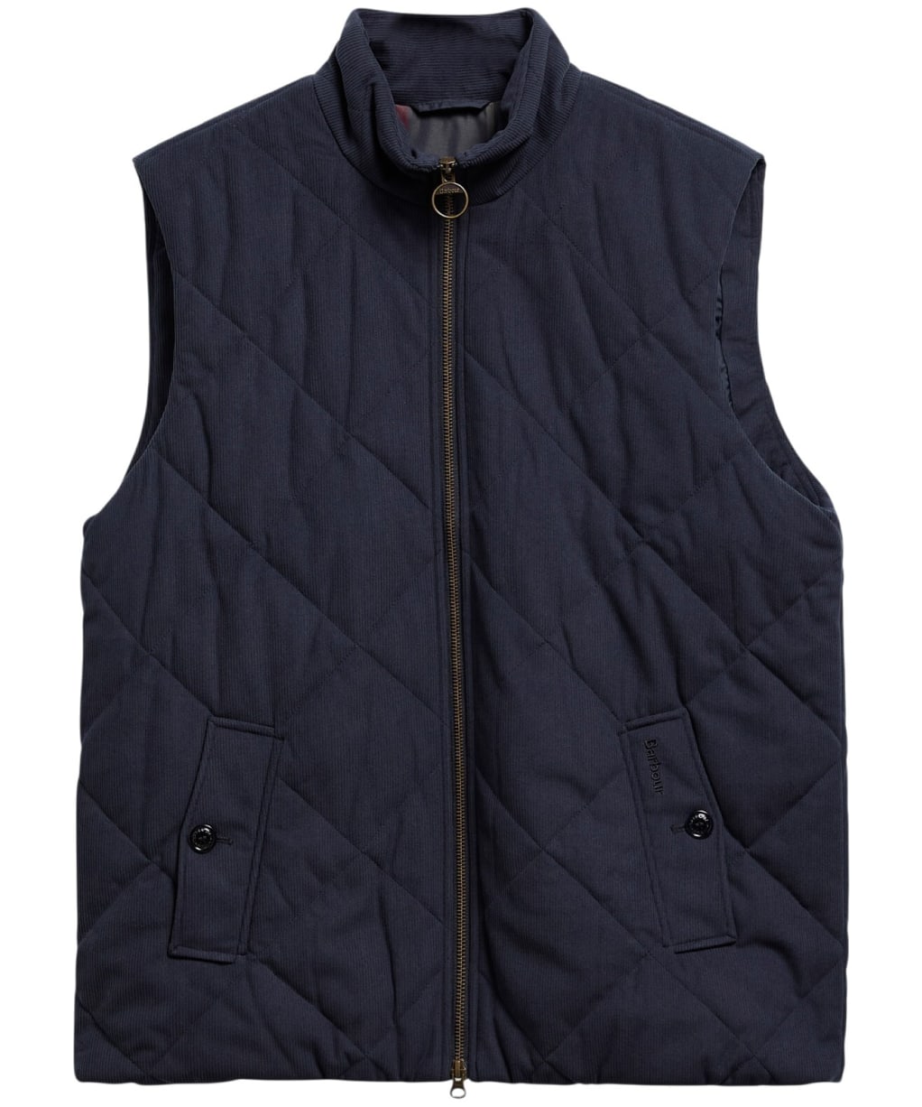 Men's Barbour Corden Quilted Gilet - Dark Navy