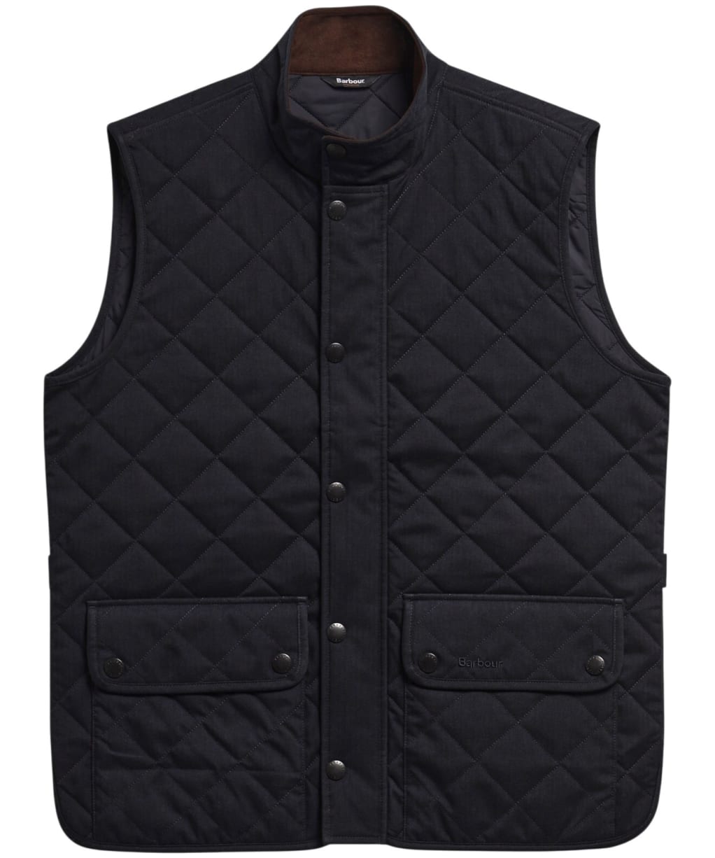 Men's Barbour Lux Lowerdale Gilet - Dark Navy