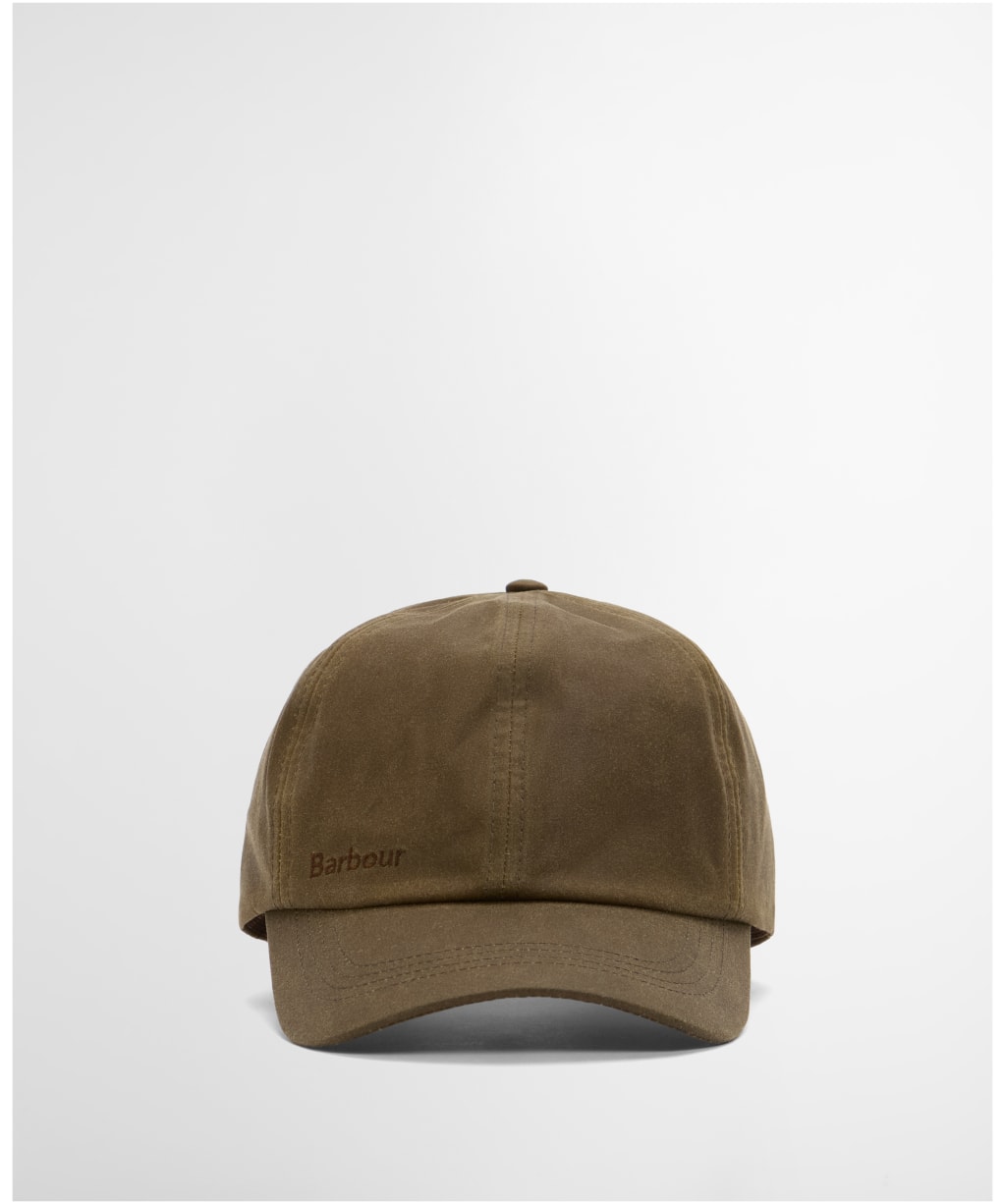 Men's Barbour Waxed Sports Cap - Beech