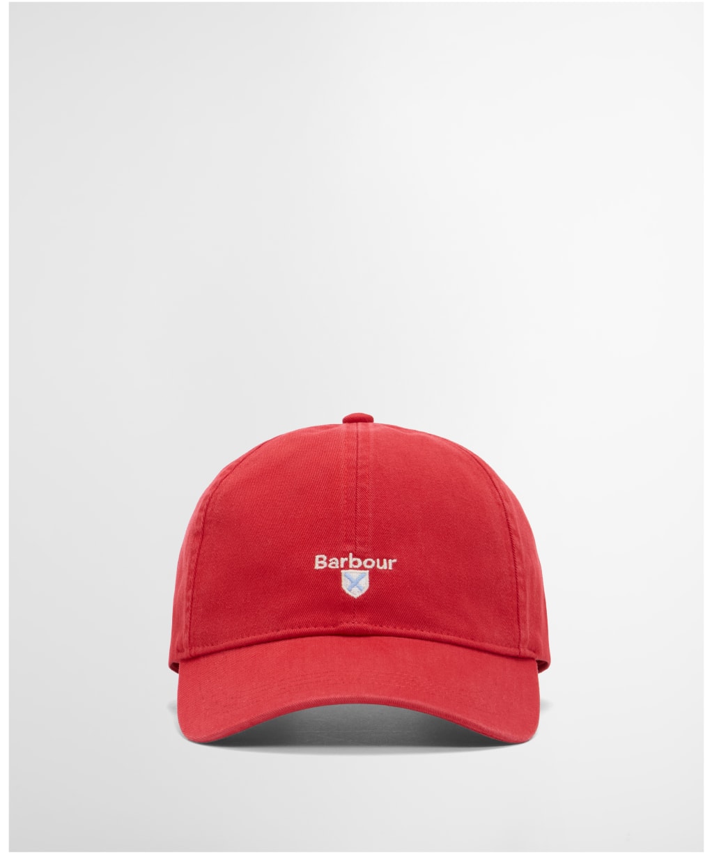 Men's Barbour Cascade Sports Cap - Bright Red