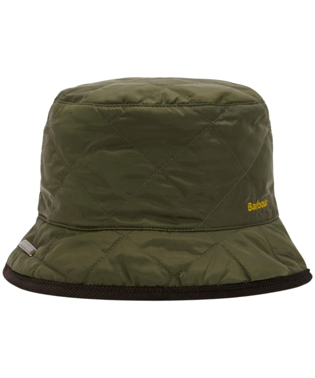 Men's Barbour Liddesdale Reversible Bucket Hat - Olive / Shadow Classic