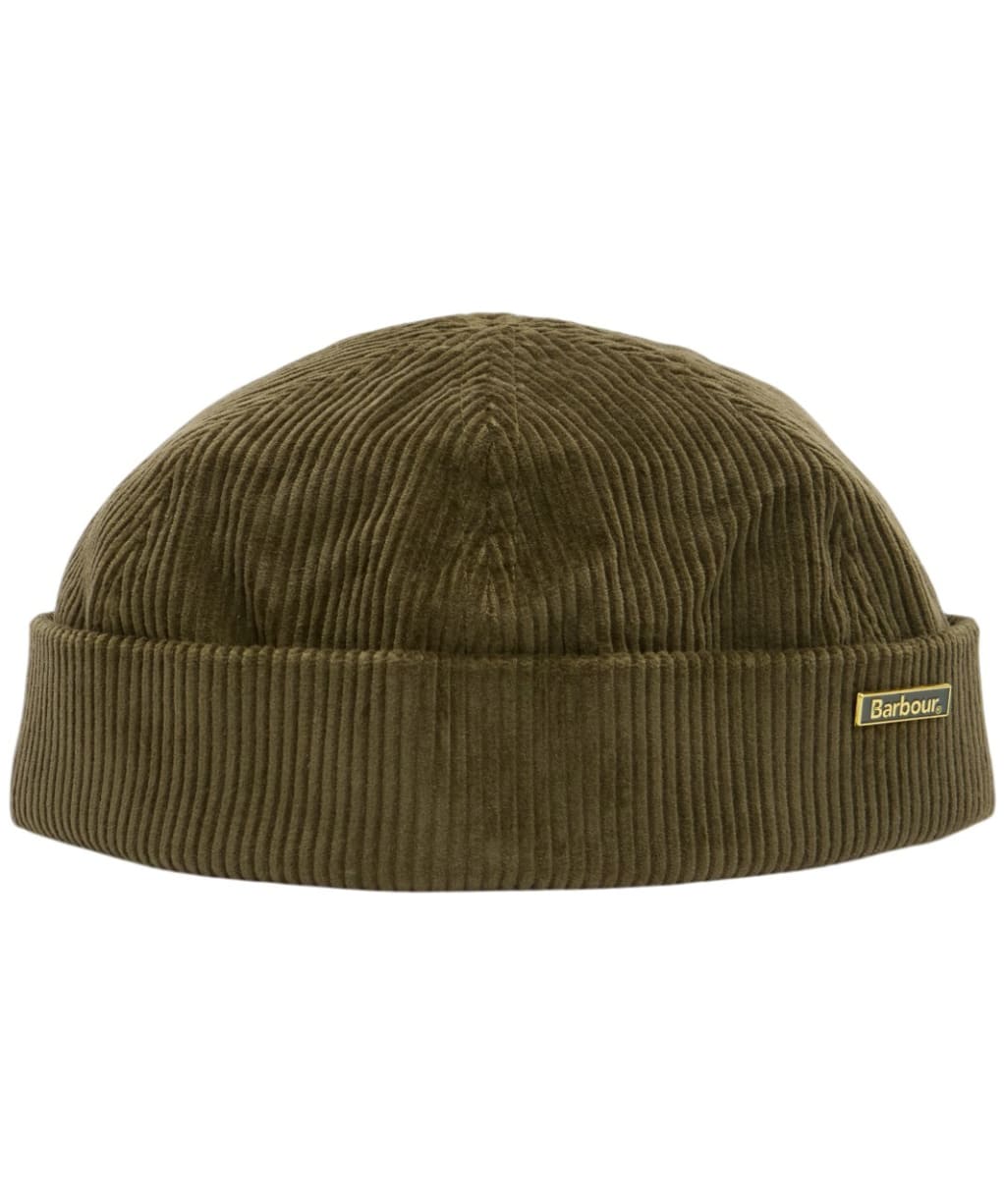 Men's Barbour Preston Cord Docker Hat - Olive