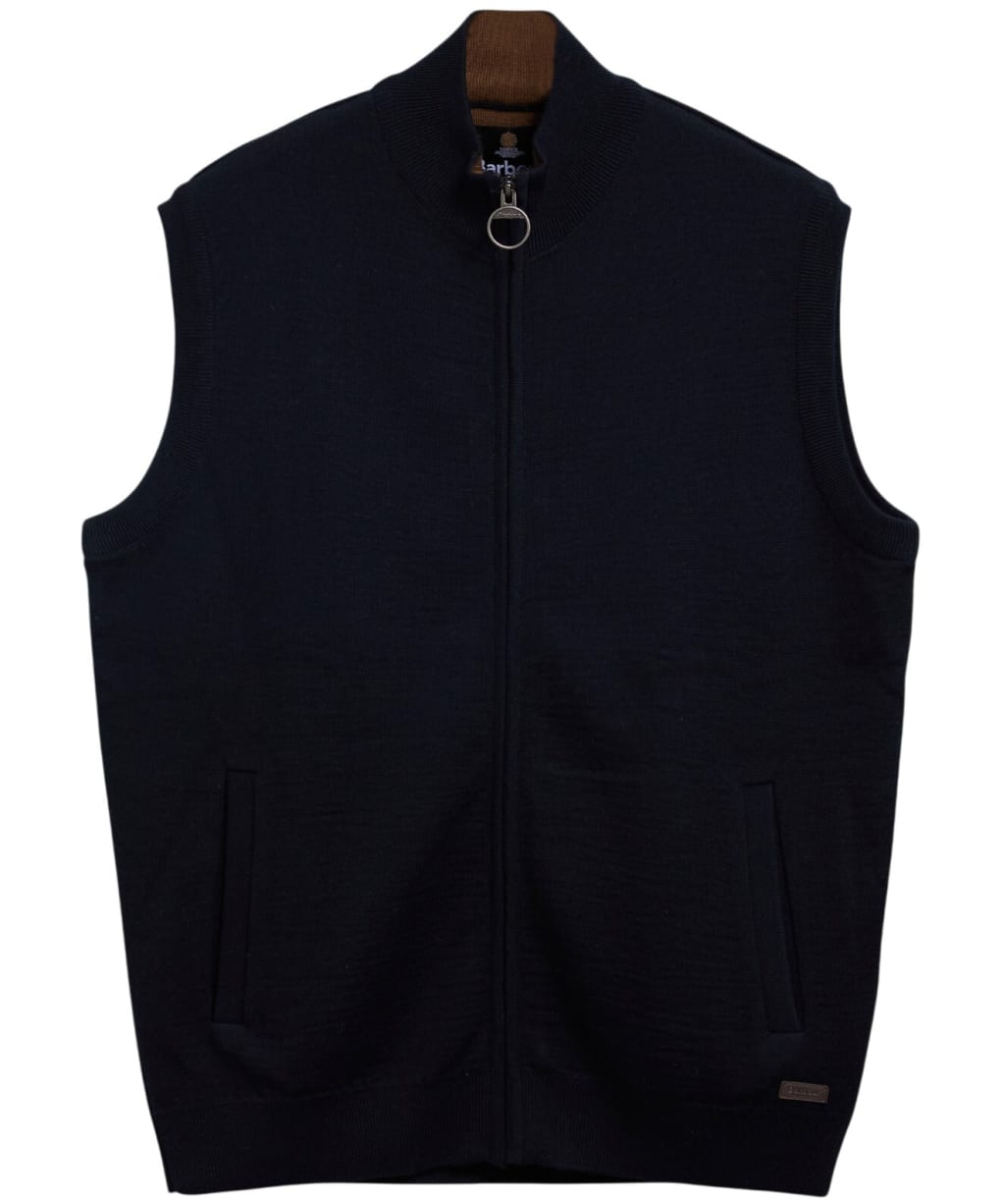 Men's Barbour Marcus Knitted Gilet - Navy