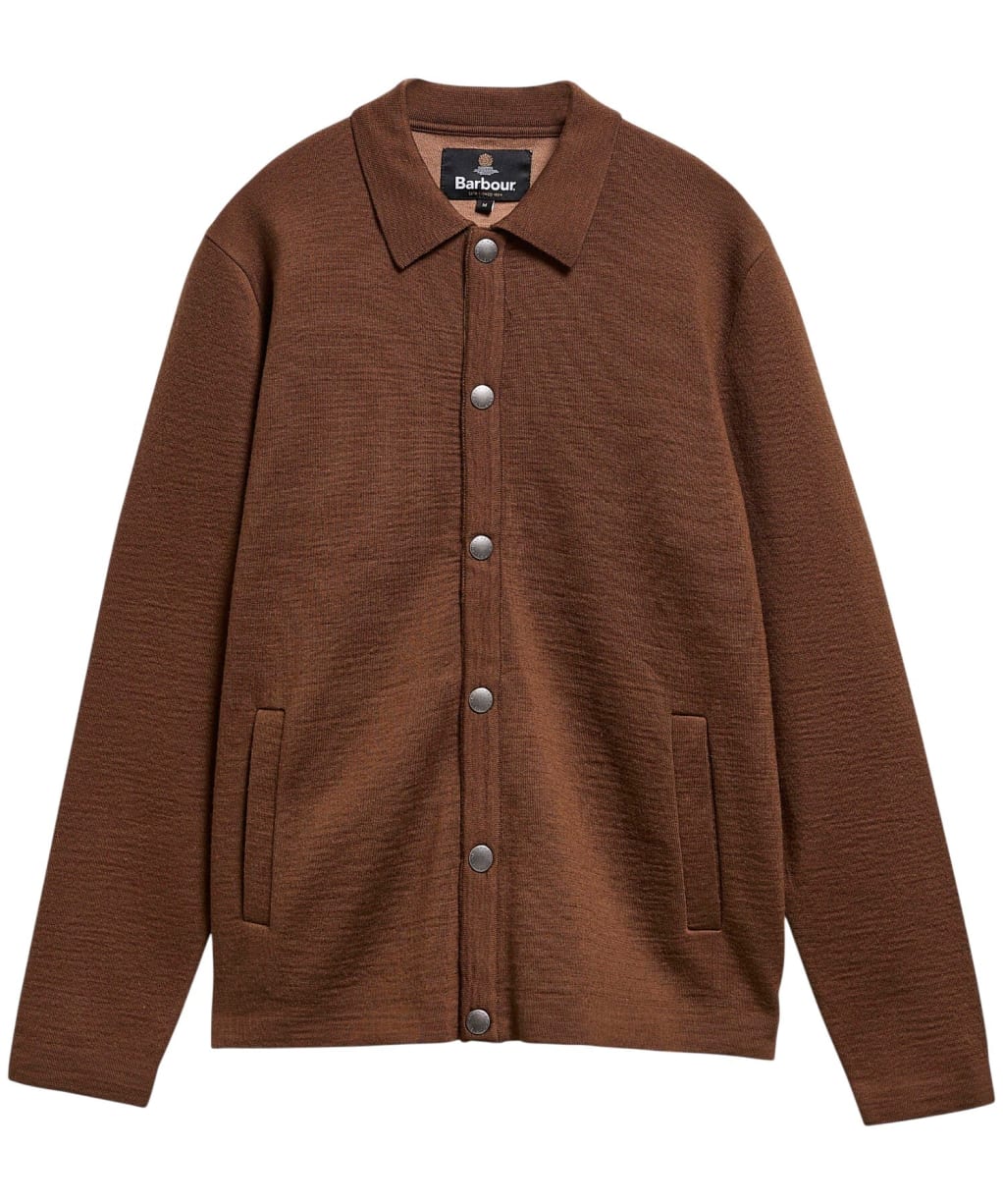 Men's Barbour Florcombe Knitted Cardigan - Dark Sand