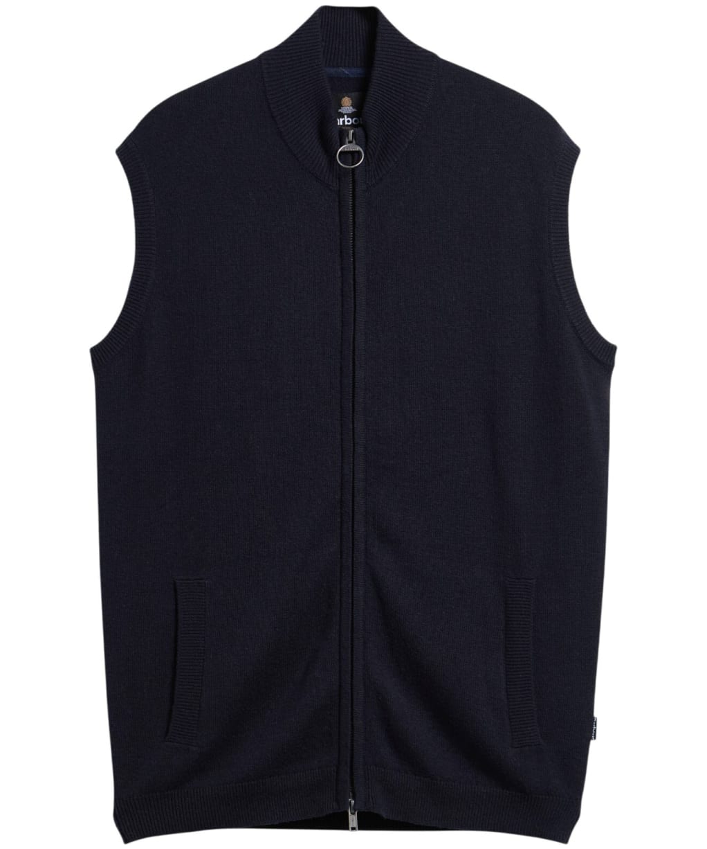 Men's Barbour Kelling Knitted Gilet - Navy