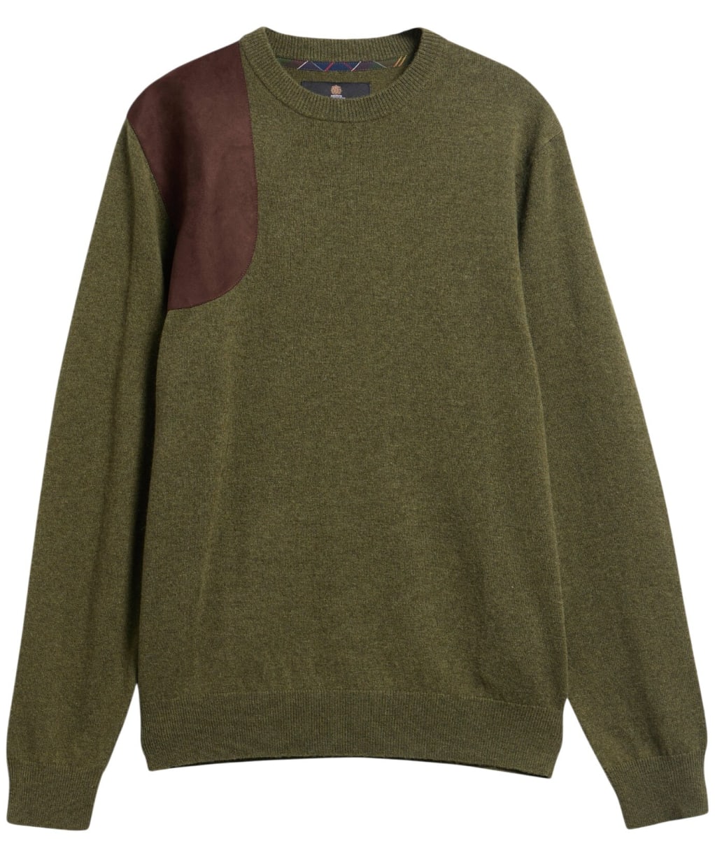 Men's Barbour Whitworth Crew Neck Sweater - Sage