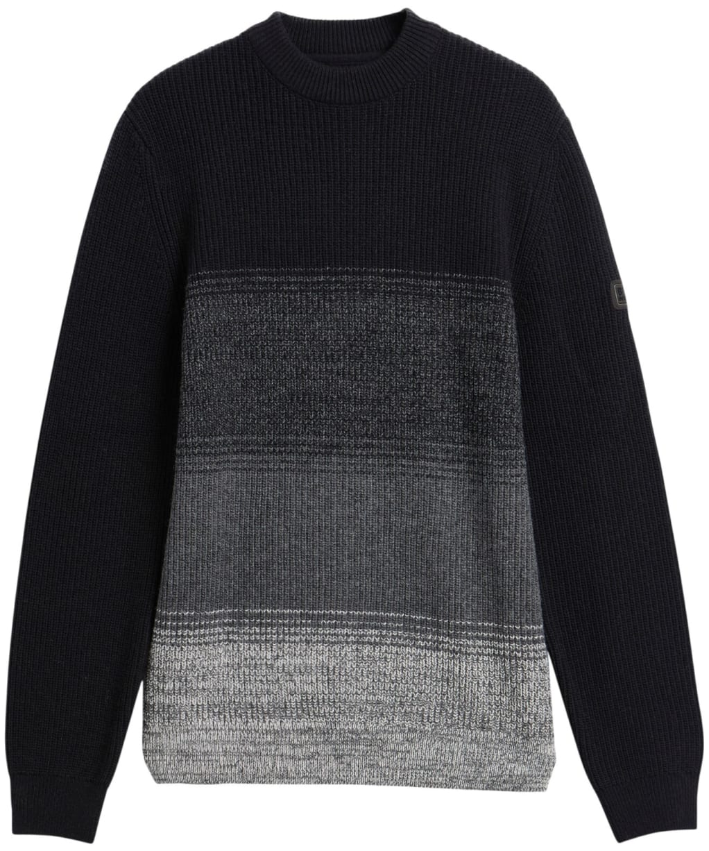 Men's Barbour International Raynes Crew Neck Jumper - Black