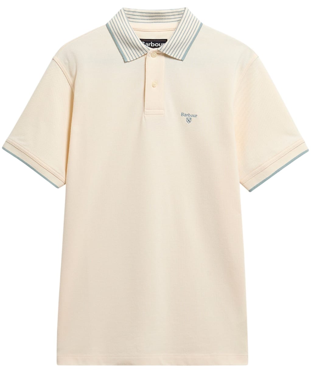 Men's Barbour Denwick Polo Shirt - Whisper White