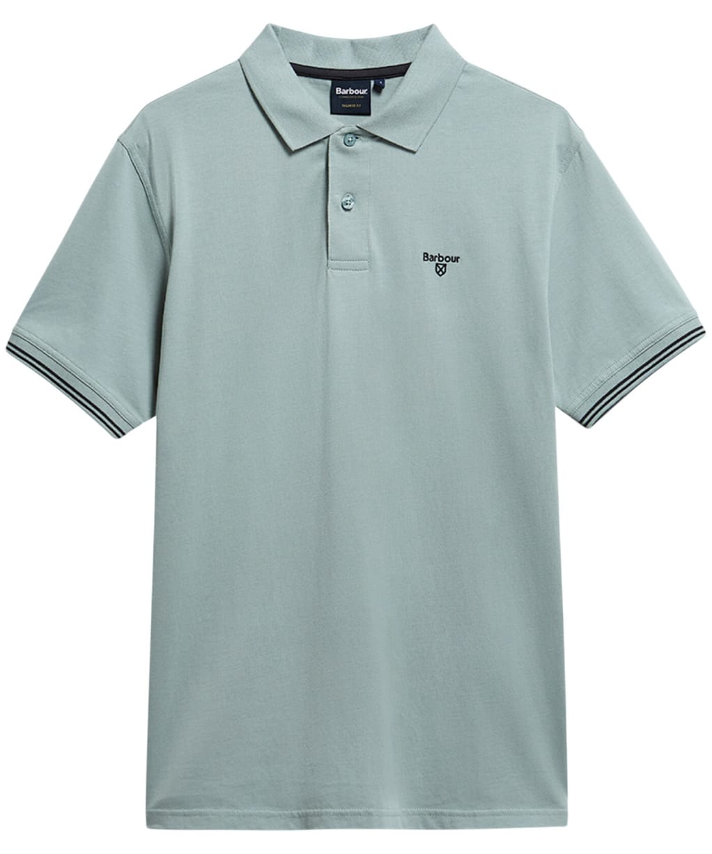 Men's Barbour Austwick Polo Shirt - Dusty Slate