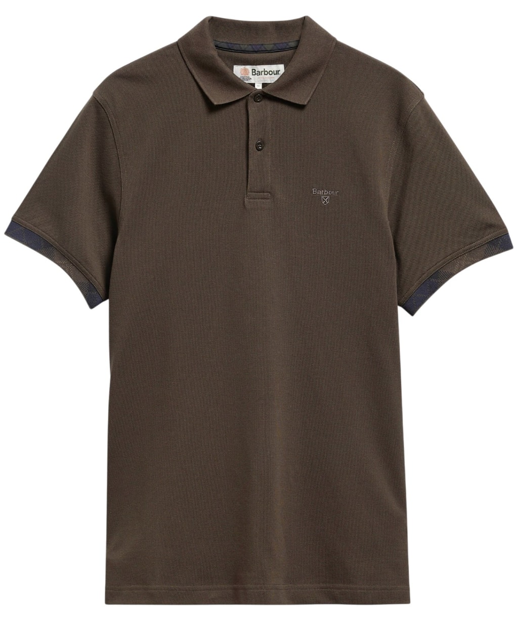 Men's Barbour Stanford Tailored Polo Shirt - Sage