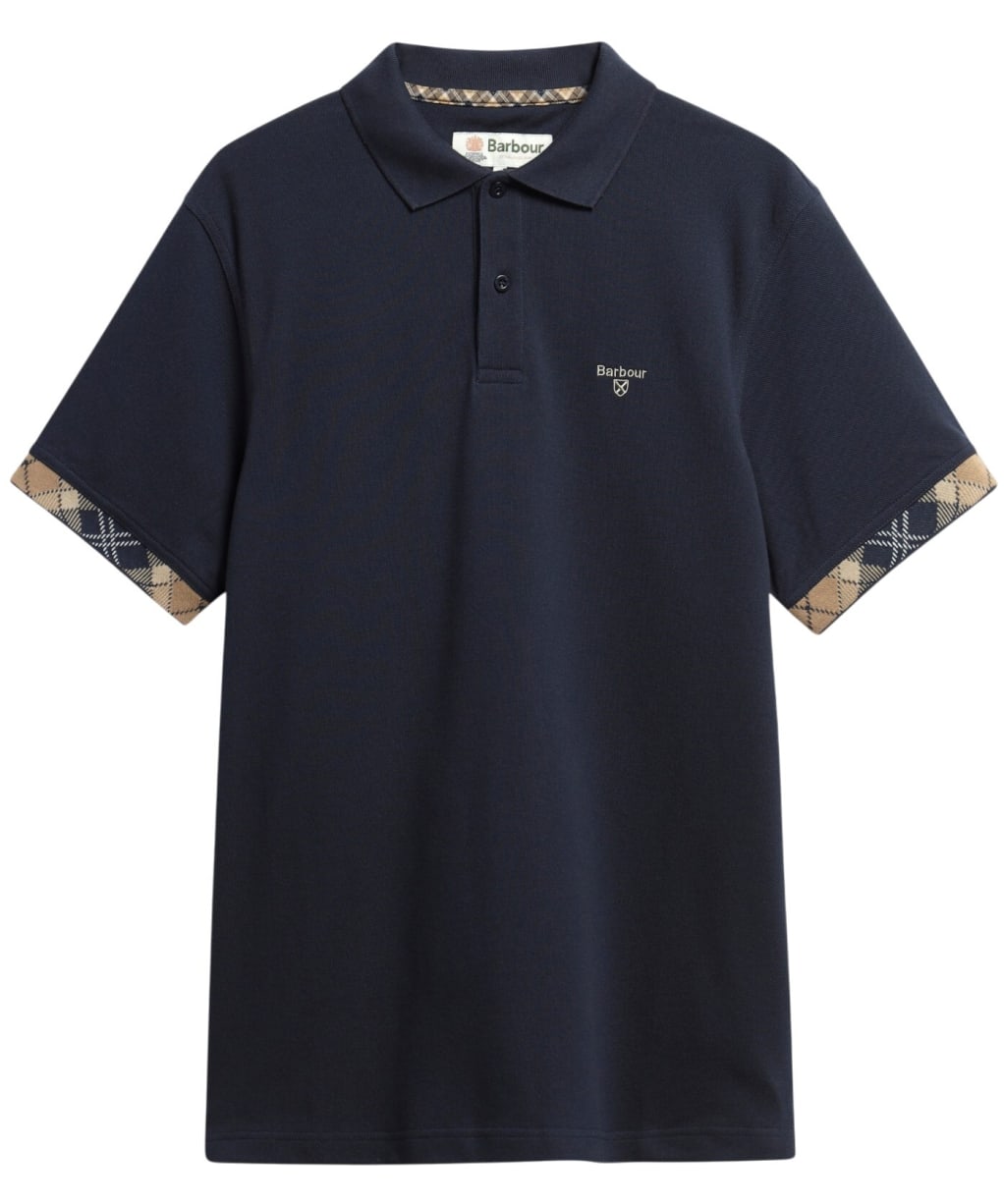 Men's Barbour Stanford Tailored Polo Shirt - Navy