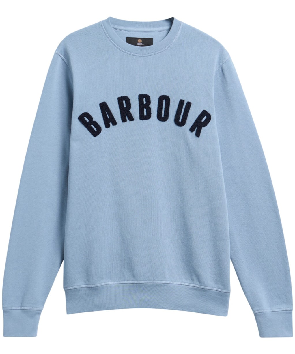 Men's Barbour Prep Logo Crew Sweater - Tarn Blue