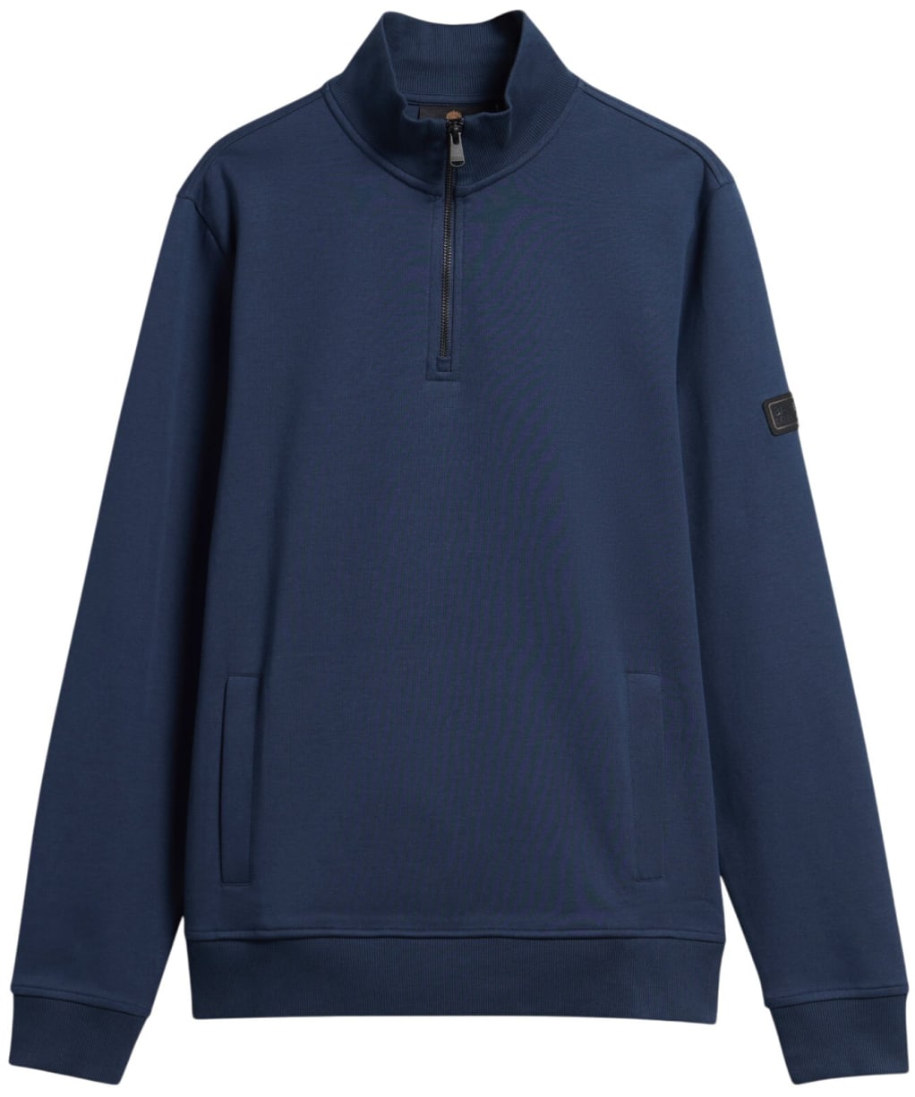 Men's Barbour International Ilford Interlock Funnel Neck Sweatshirt - Navy Blazer