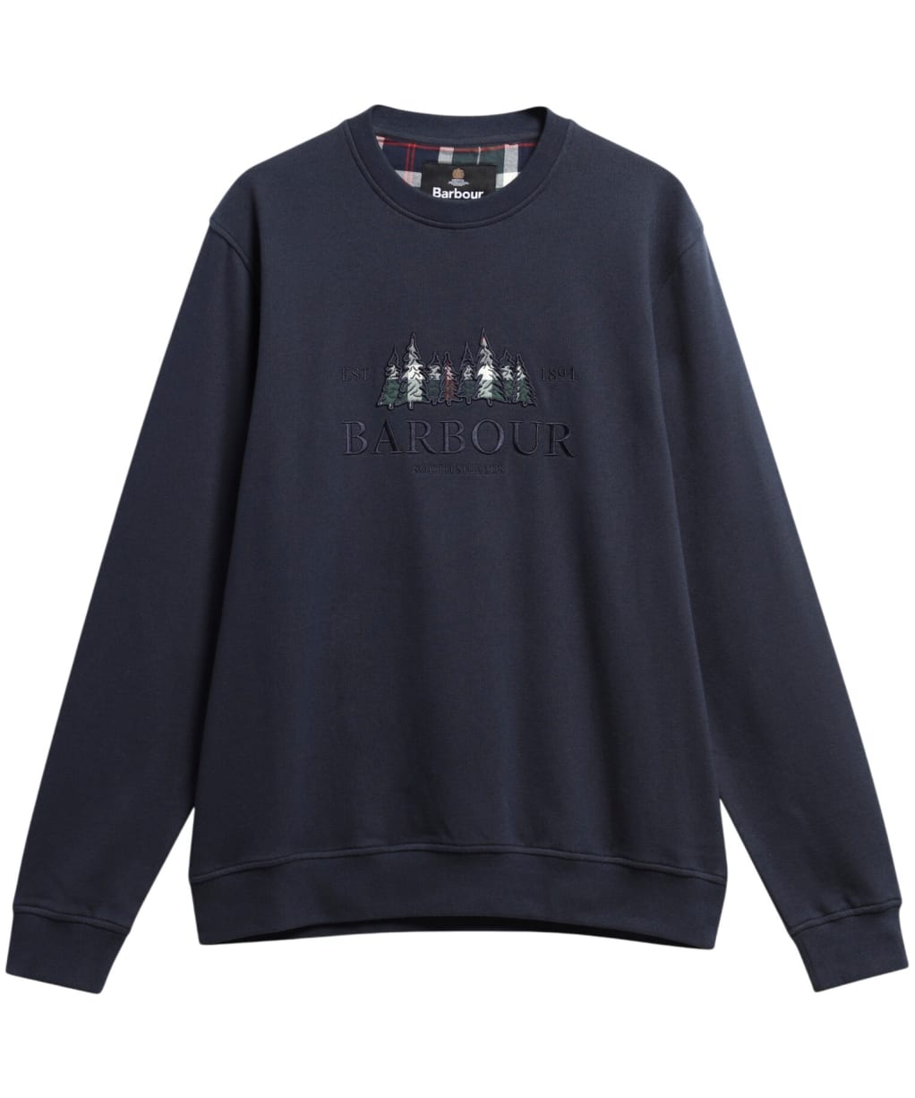 Men's Barbour Evergreen Crew Neck Sweatshirt - Navy