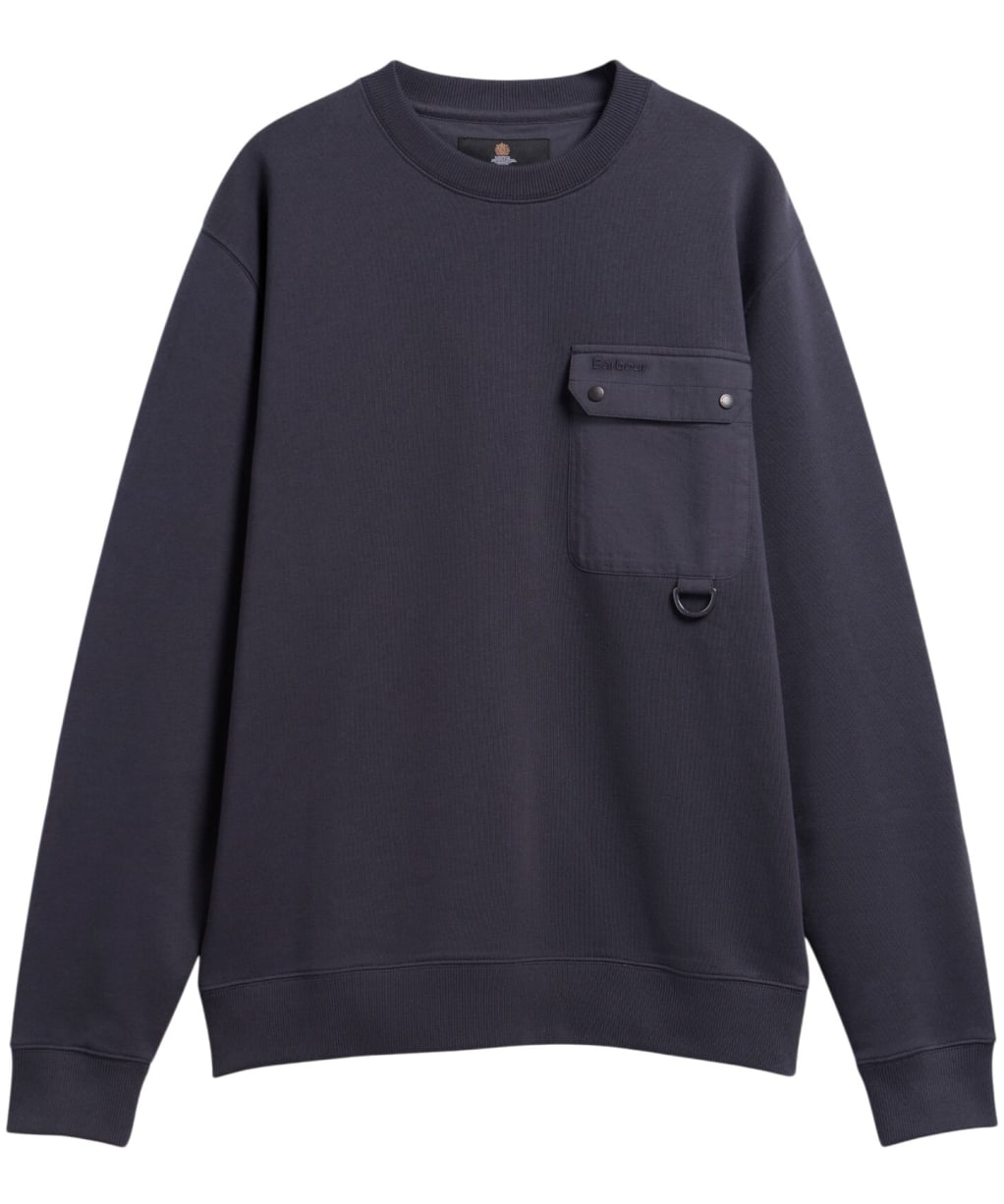 Men's Barbour Pitt Crew Neck Sweatshirt - Dark Navy