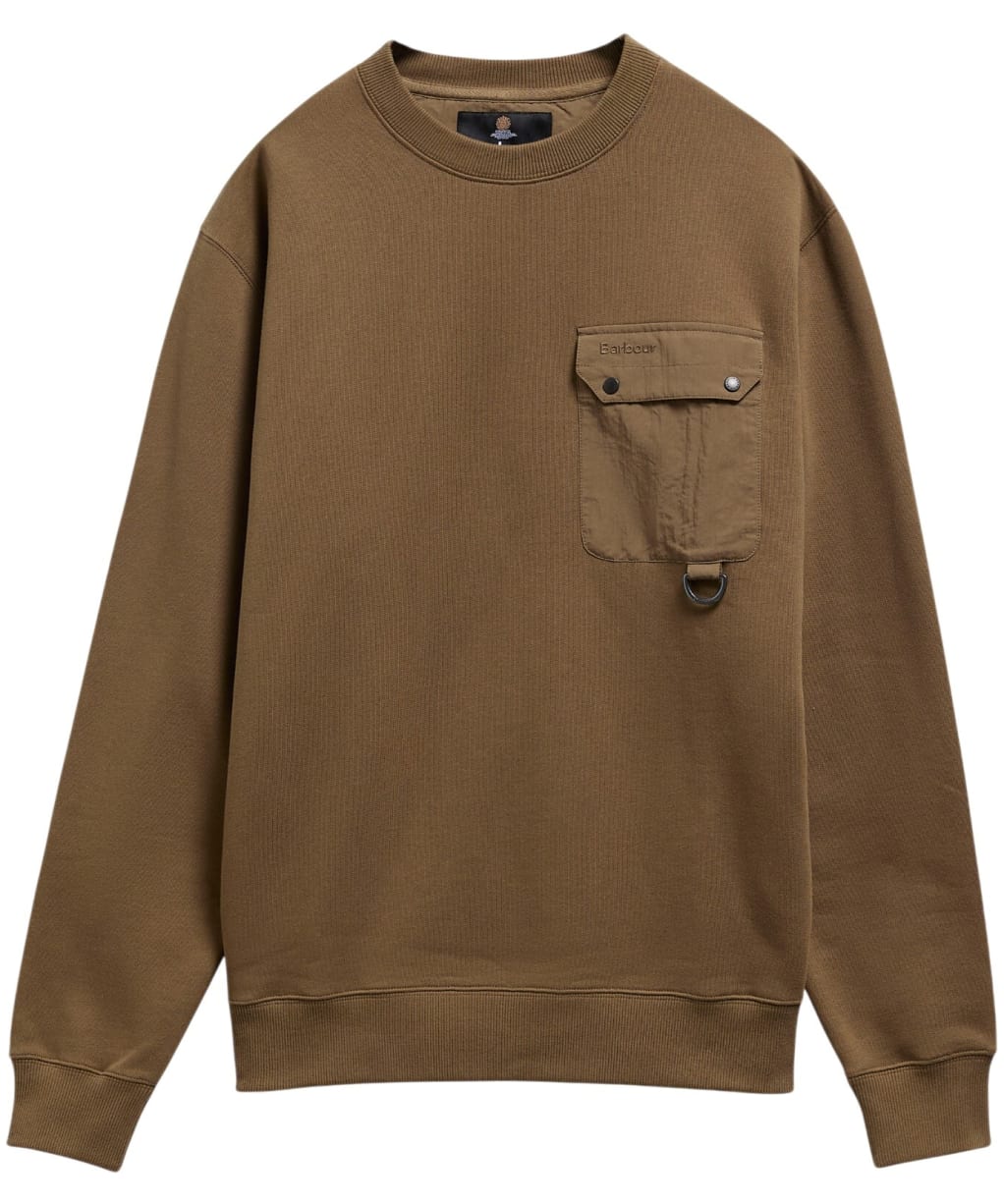 Men's Barbour Pitt Crew Neck Sweatshirt - Beech