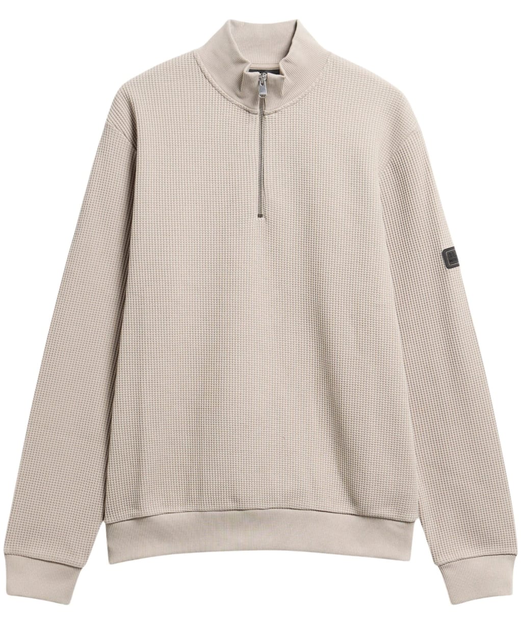 Men's Barbour International Curve Half Zip Sweatshirt - Concrete