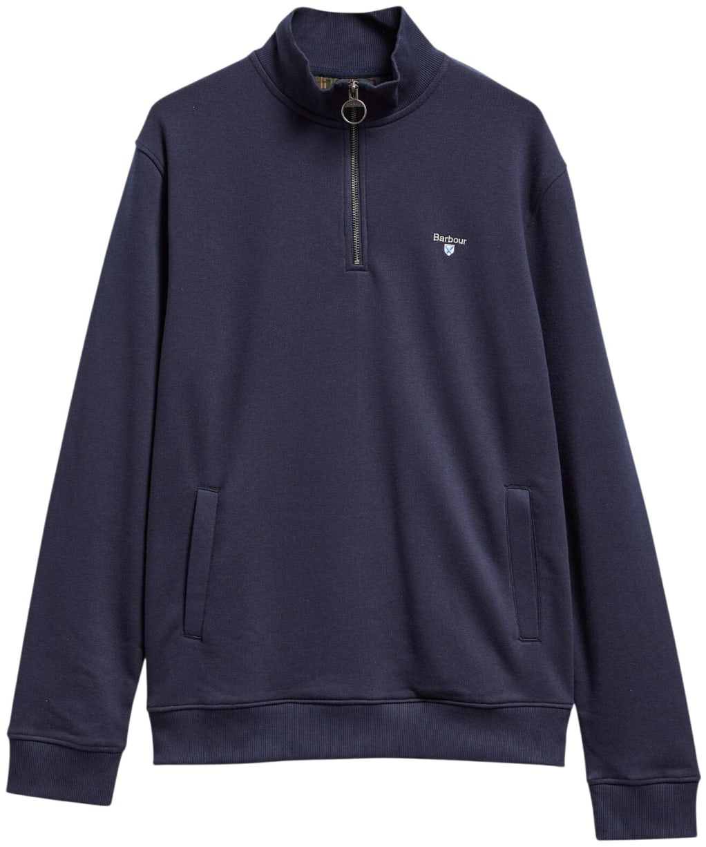 Men's Barbour Desmond Half Zip Sweat - Navy
