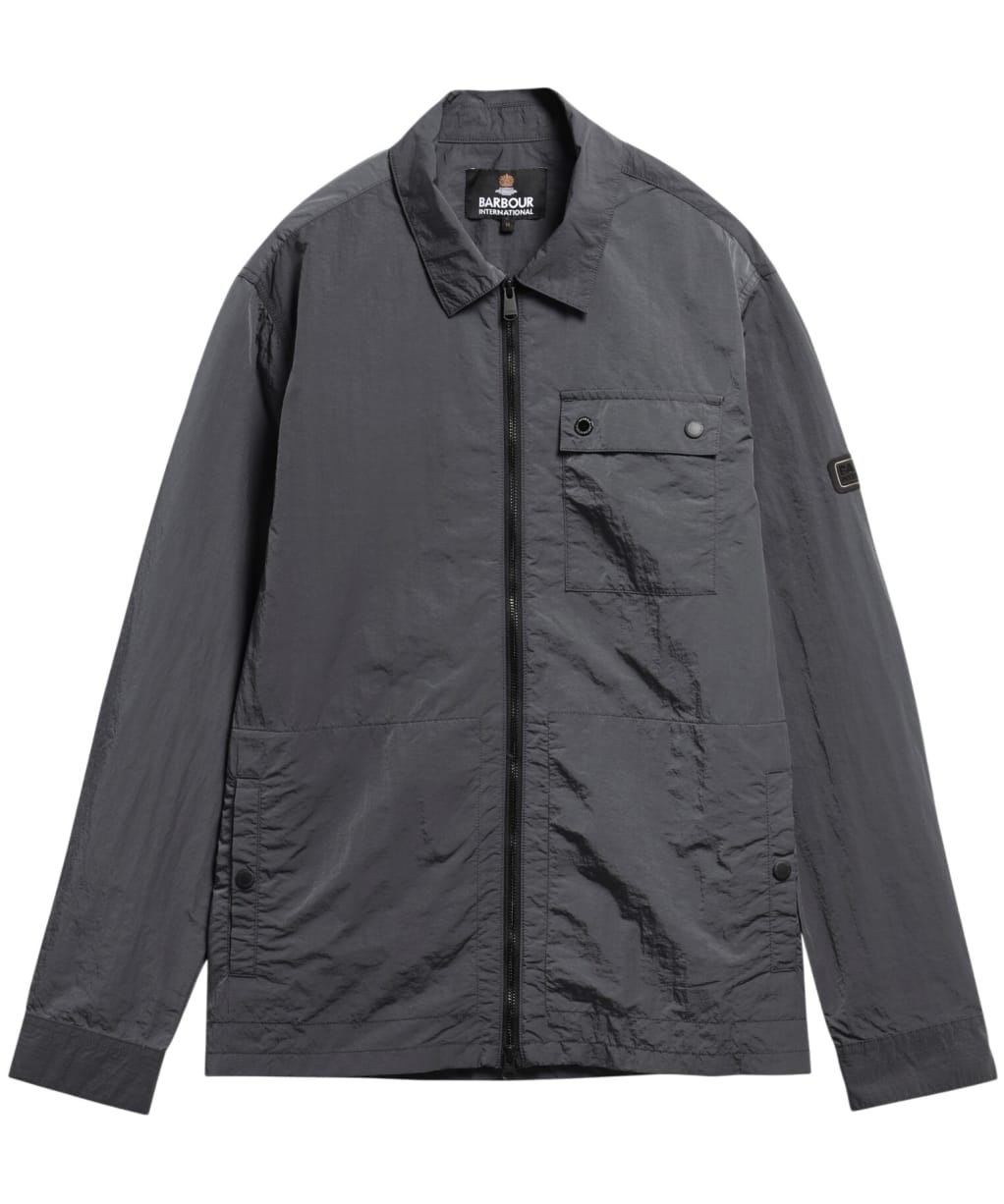 Men's Barbour International Inline Overshirt - Asphalt