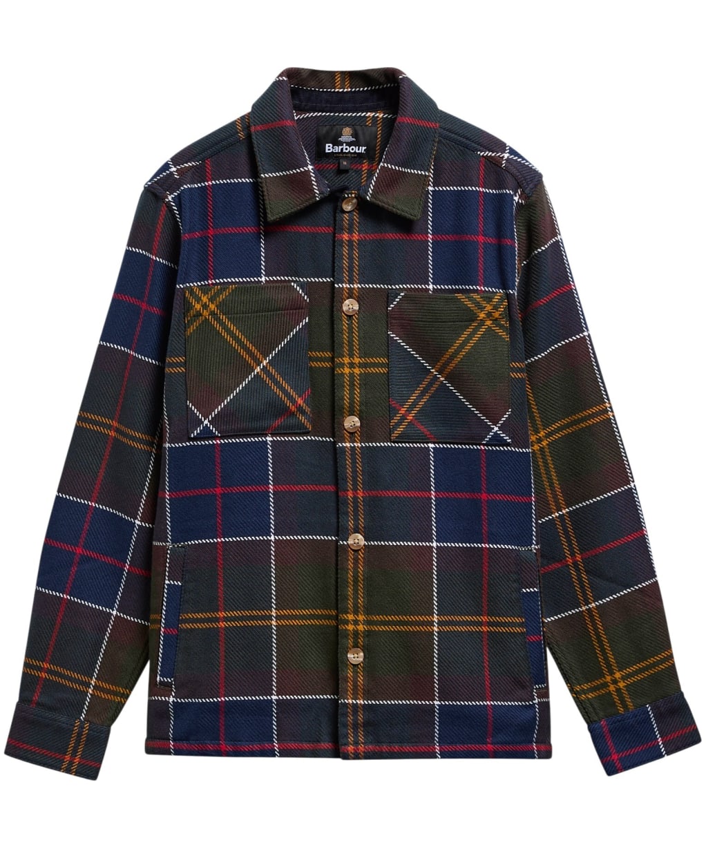 Men's Barbour Oversized Tartan Overshirt - Classic Tartan