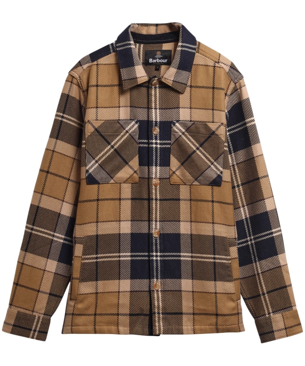 Men's Barbour Oversized Tartan Overshirt - Birchwood Dress Tartan