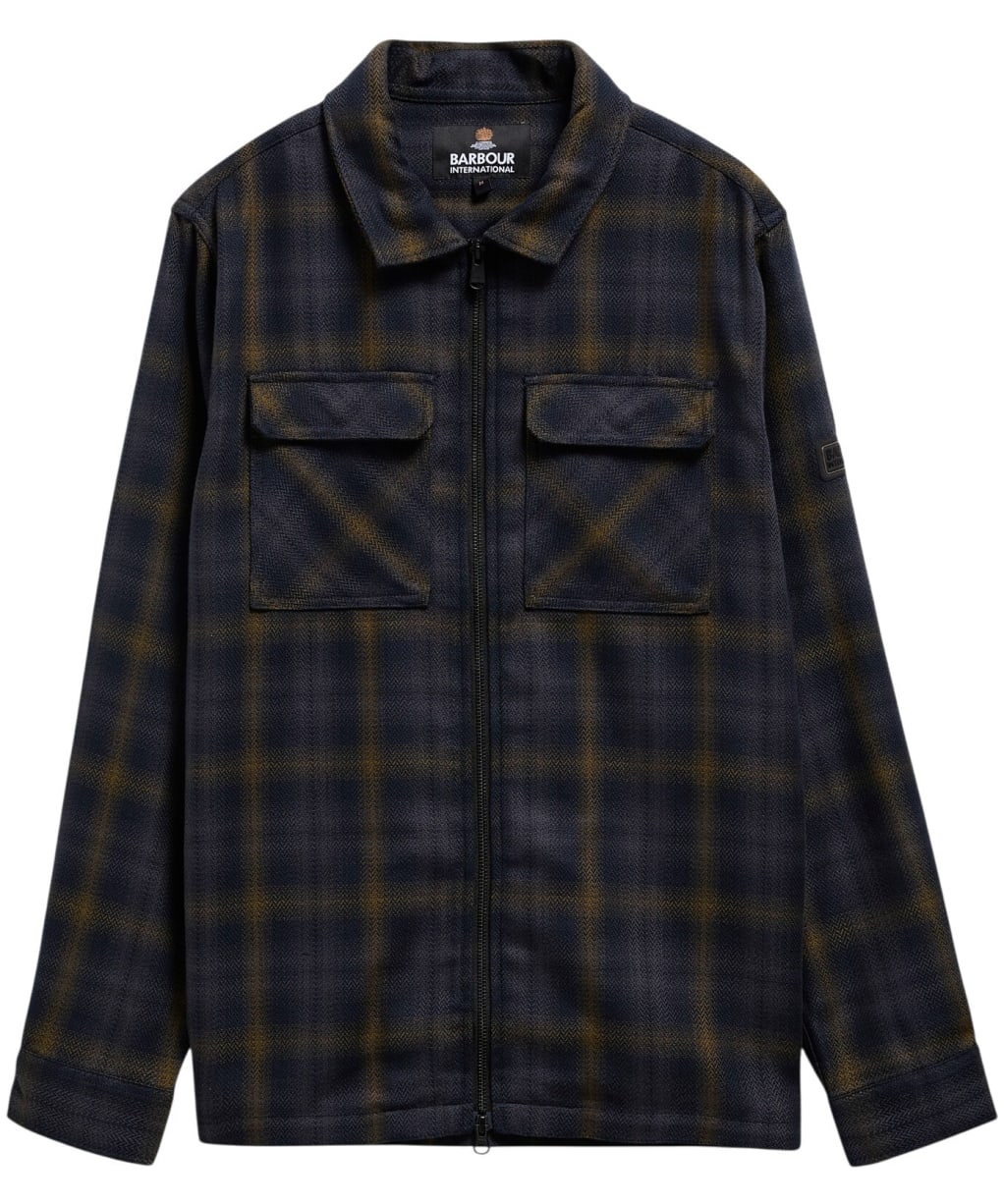 Men's Barbour International Oxborough Overshirt - Black