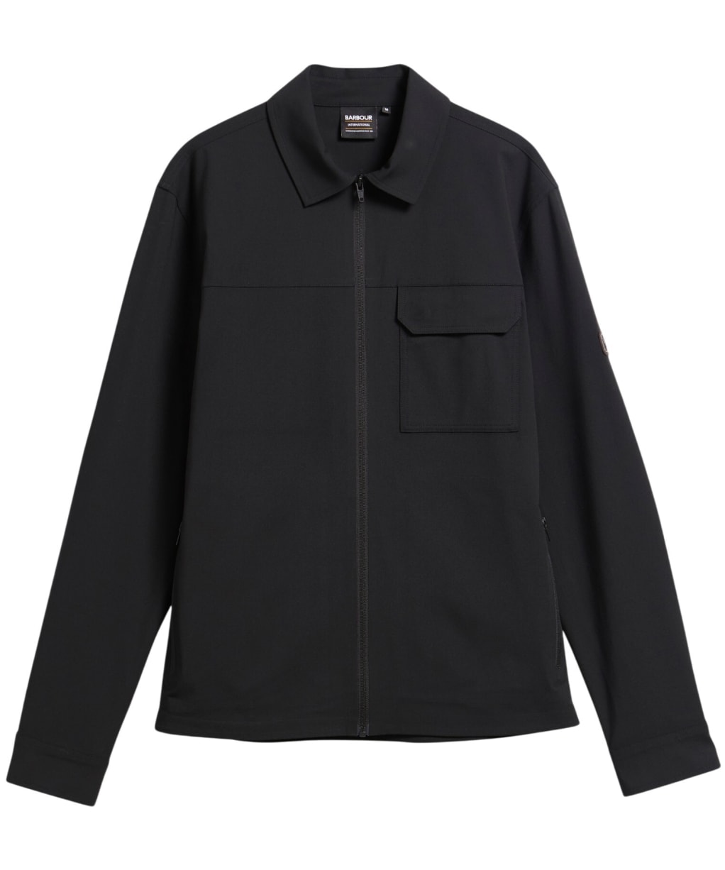 Men's Barbour International Tash Overshirt - Black