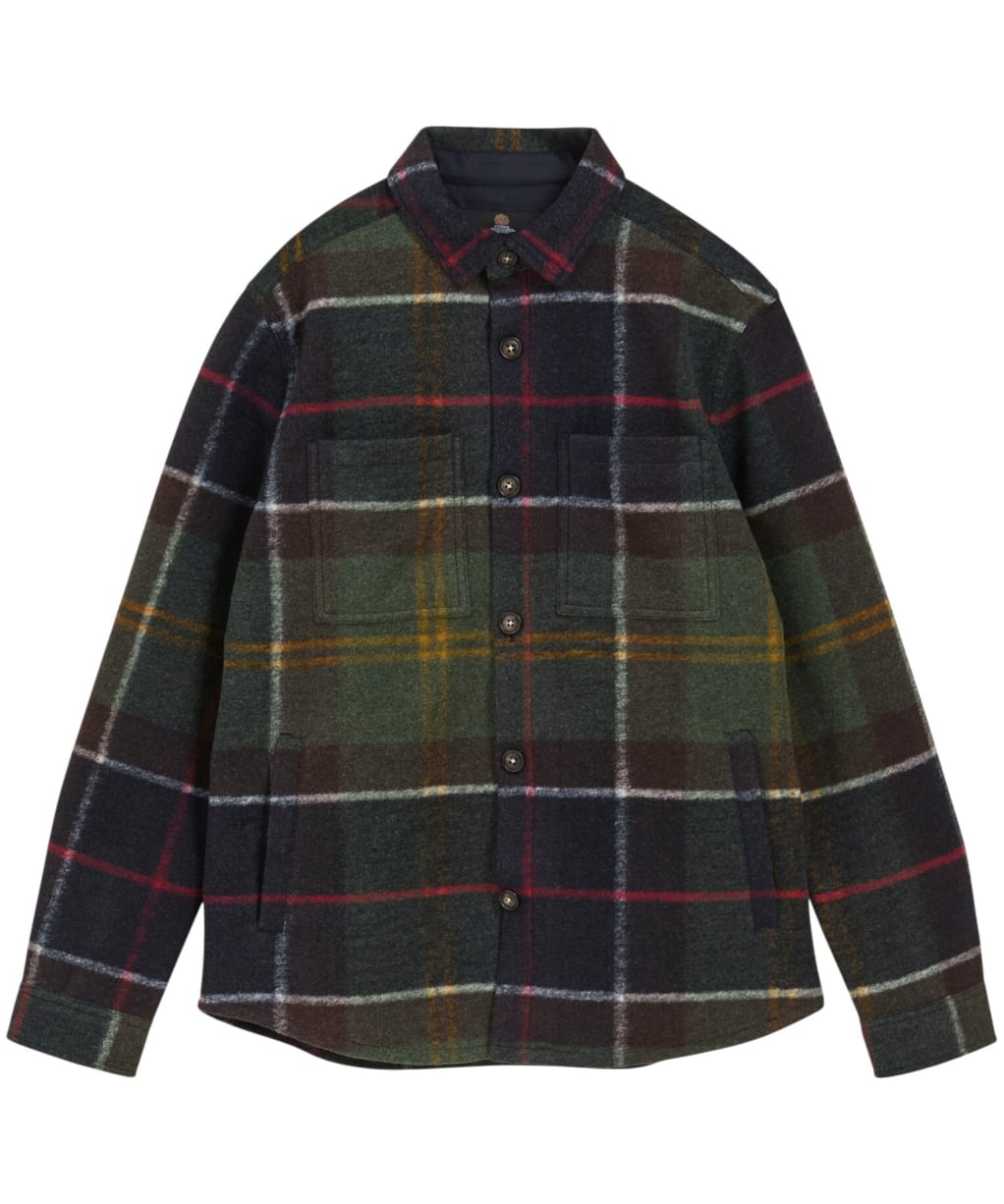 Men's Barbour Woodlane Brushed Check Overshirt - Classic Tartan