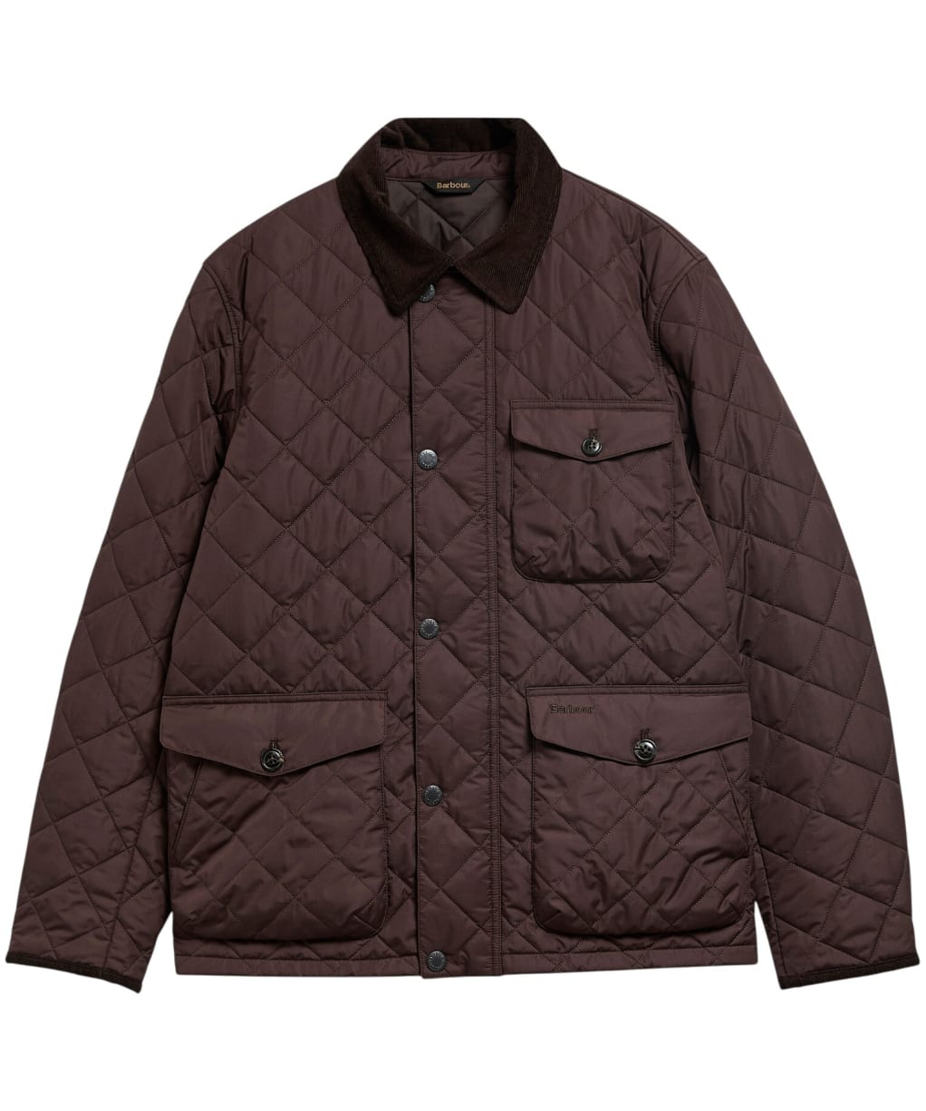 Men's Barbour Hornby Quilted Jacket - Black Oak