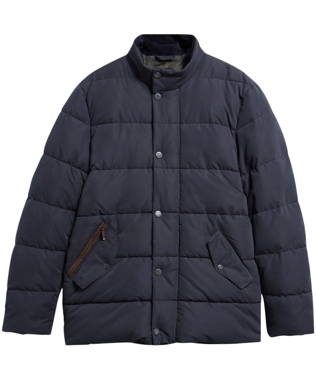 Men's Barbour Powell Puffer Jacket - Dark Navy