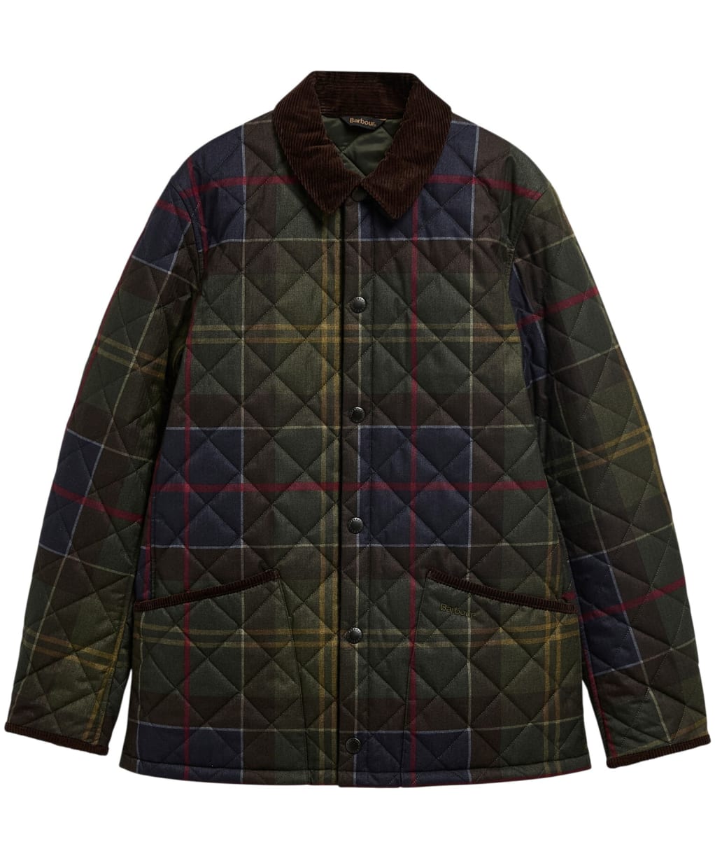 Men's Barbour Icons Tartan Heritage Liddesdale Quilted Jacket - Classic Tartan