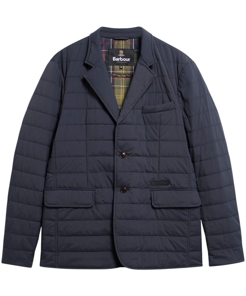 Men's Barbour Palmo Quilted Jacket - Navy