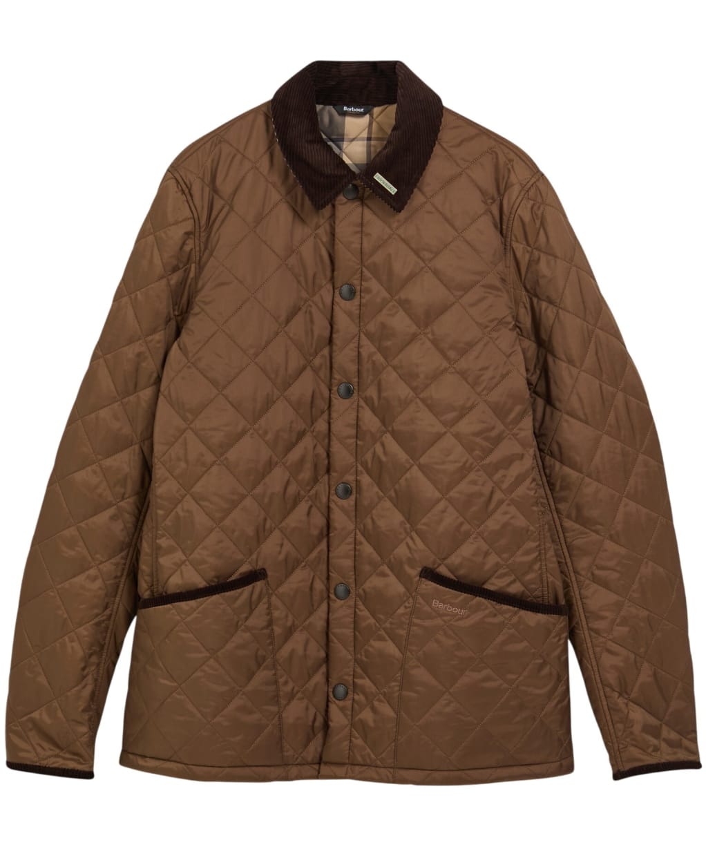 Men's Barbour Icons Heritage Quilted Jacket - Earth / Birchwood