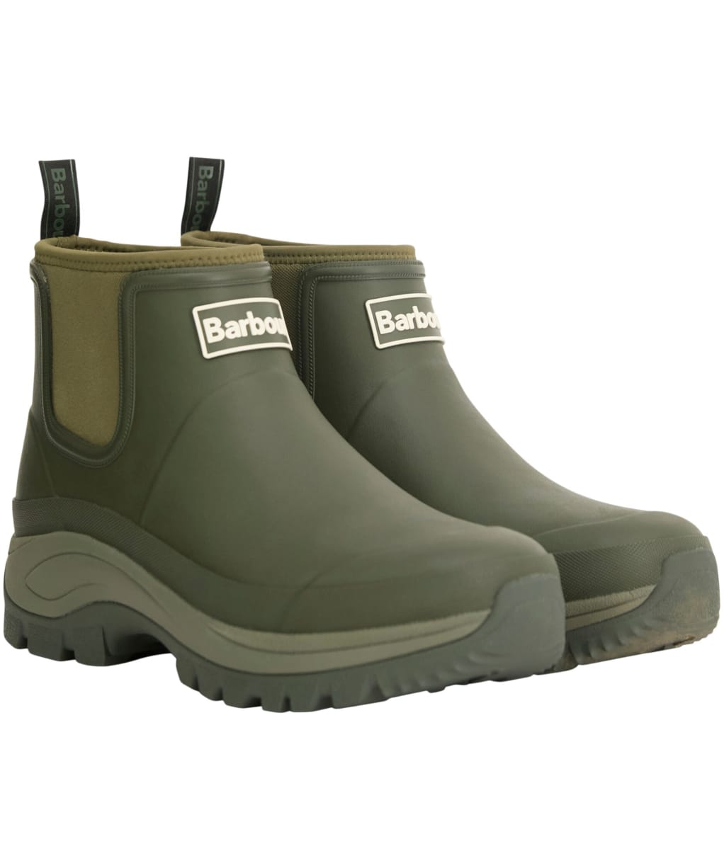Men's Barbour Matfen Chelsea Wellingtons - Olive
