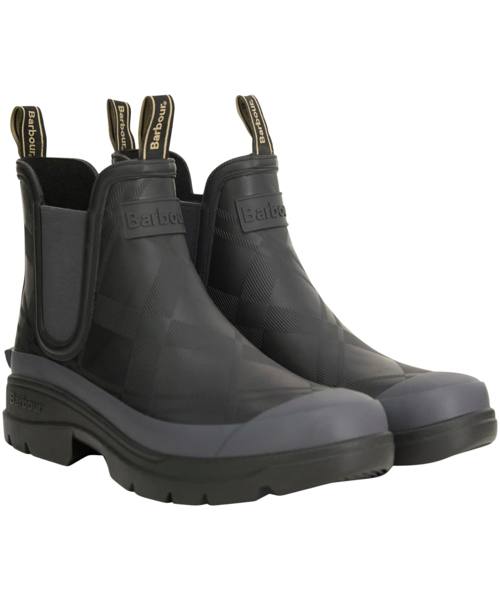 Men's Barbour Breacon Chelsea Welly - Black / Dark Grey