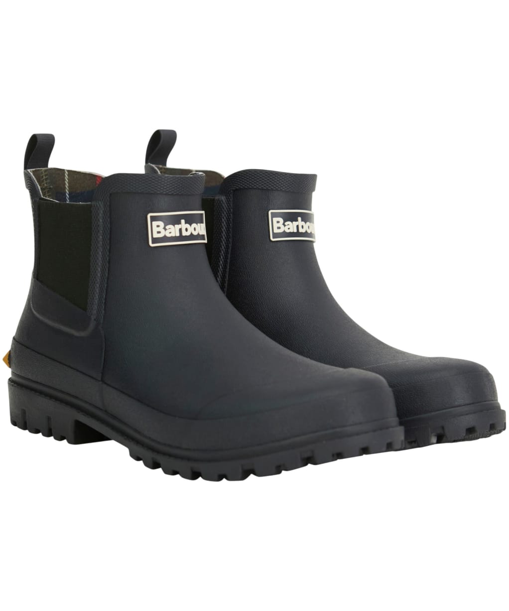 Men's Barbour Andale Chelsea Wellingtons - Navy