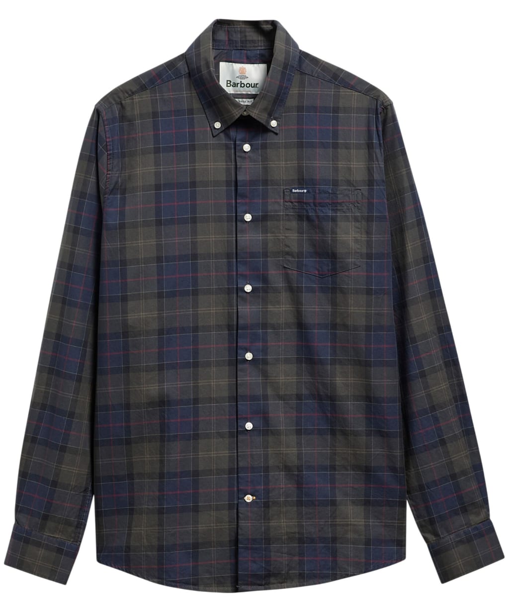 Men’s Barbour Wetherham Tailored Shirt - Shadow Classic Tartan