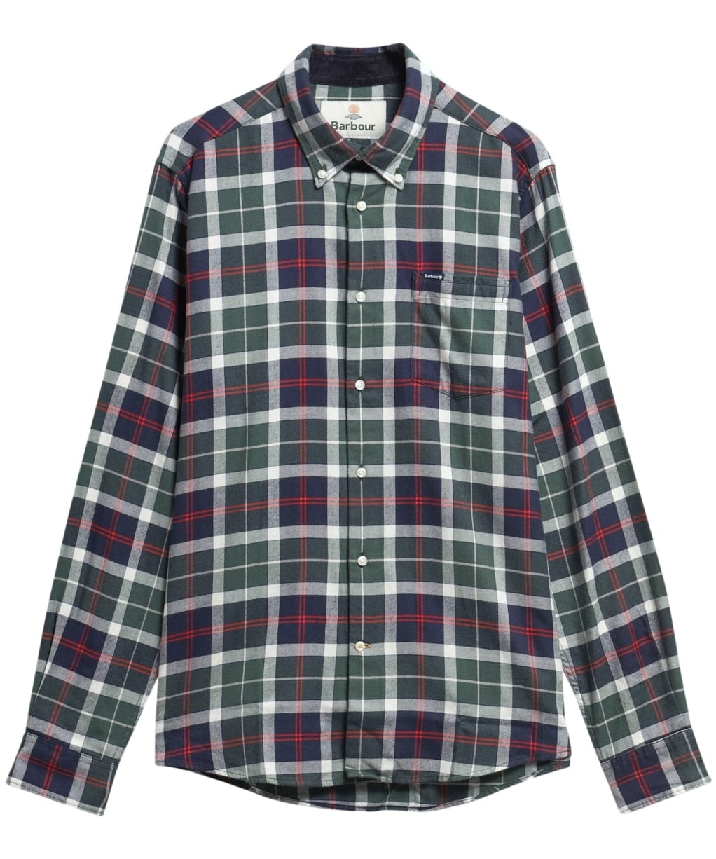 Men’s Barbour Fortrose Tailored Shirt - Evergreen Tartan