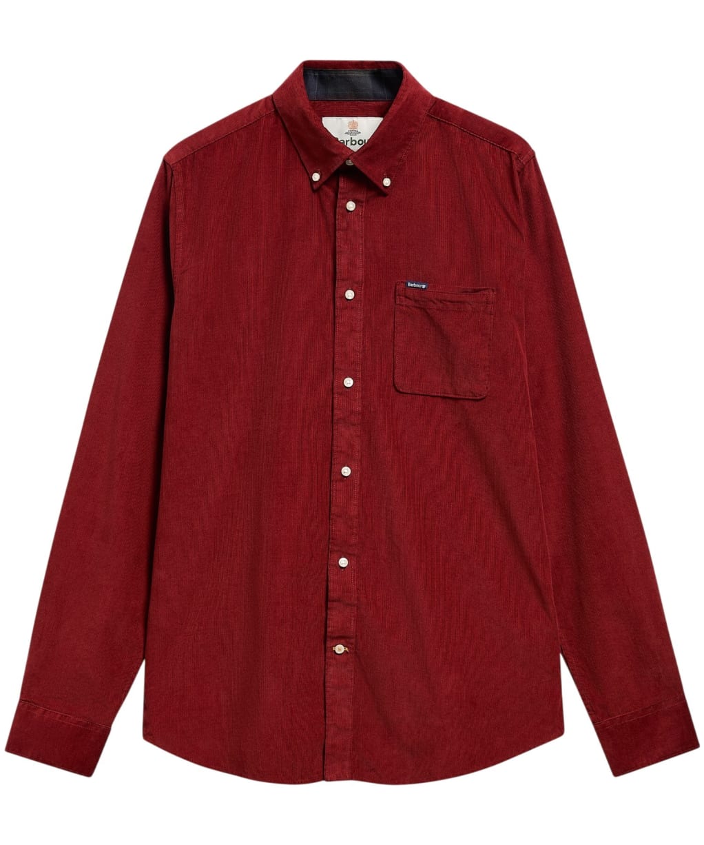 Men’s Barbour Ramsey Tailored Shirt - Russet