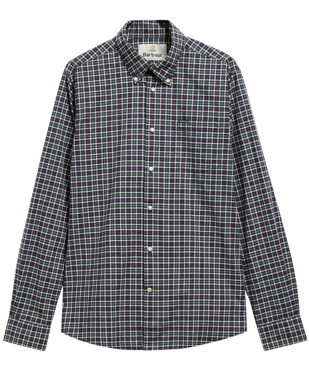 Men’s Barbour Lomond Tailored Shirt - Evergreen Tartan