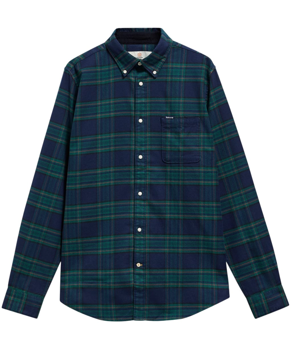 Men’s Barbour Portdown Tailored Shirt - Dark Navy