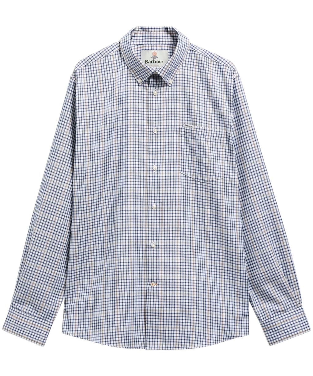 Men’s Barbour Henderson Thermo Weave Shirt - Deep Blue