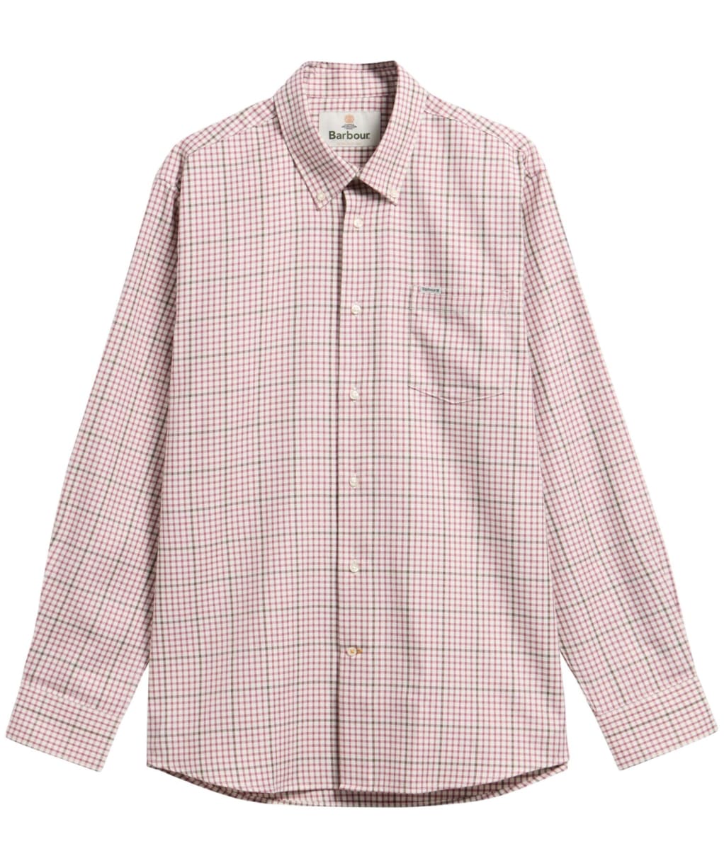 Men’s Barbour Henderson Thermo Weave Shirt - Mauve
