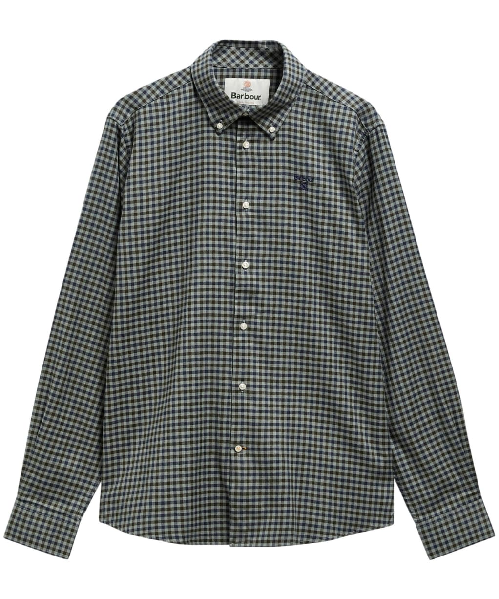 Men's Barbour Finkle Tailored Shirt - Agave Green