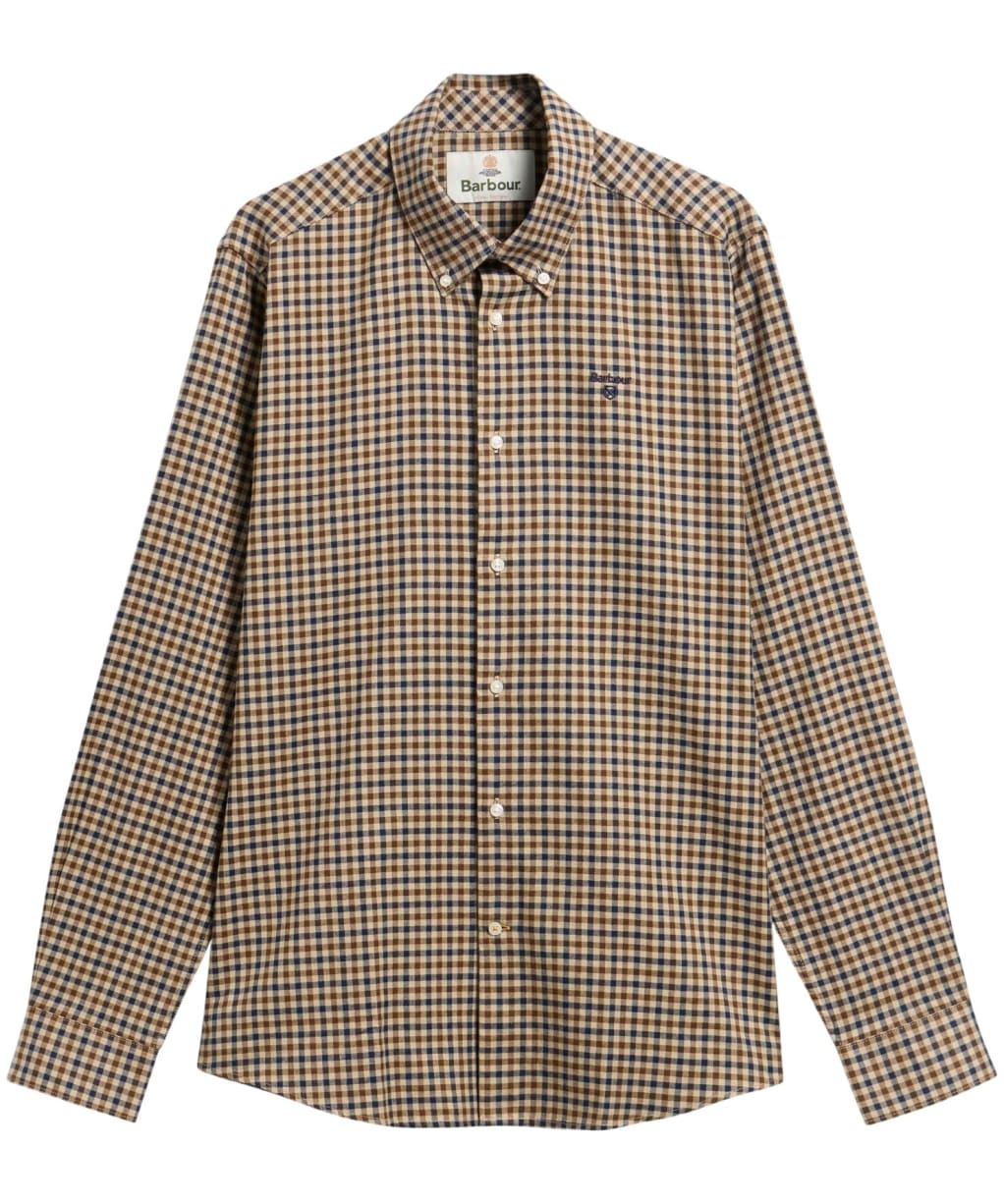Men's Barbour Finkle Tailored Shirt - Dark Sand